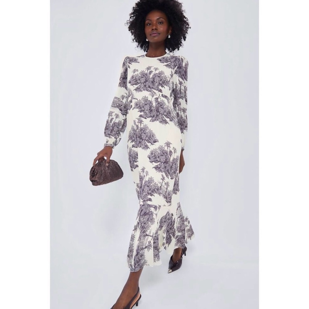 TUCKERNUCK X INDIA HICKS TOILE HIBISCUS HILL DRESS S NWT